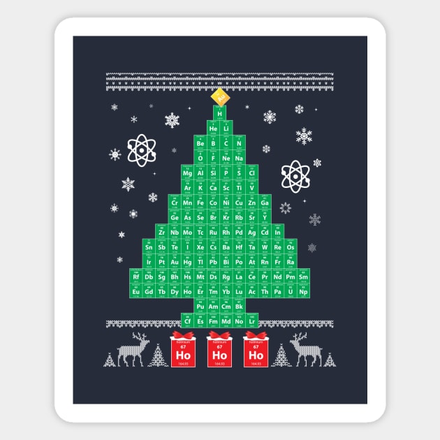 Chemistree Science Christmas Tree Sticker by Rebus28